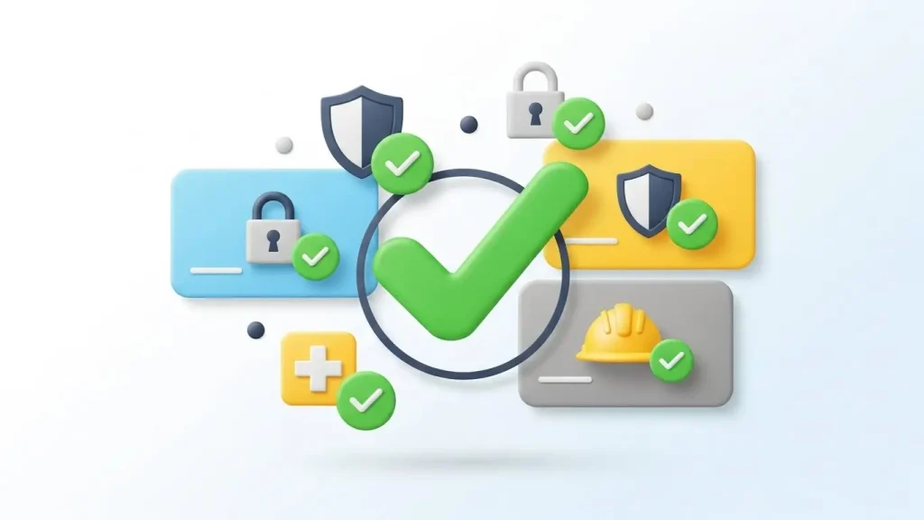 카드 한도 현금화 안전 기준을 시각화한 보안 일러스트