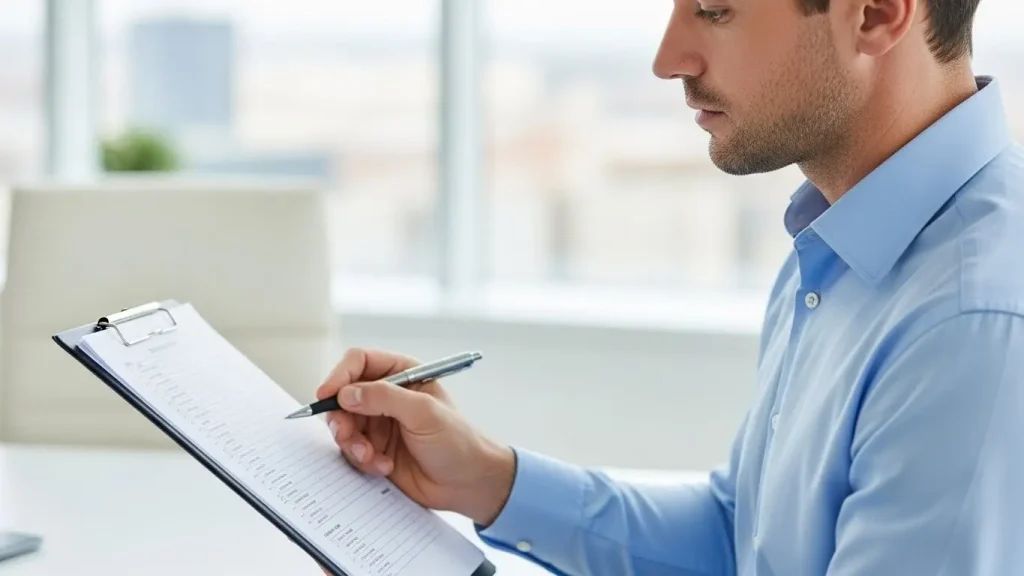 카드현금화 업체 선택 시 필요한 체크리스트를 점검하는 이미지