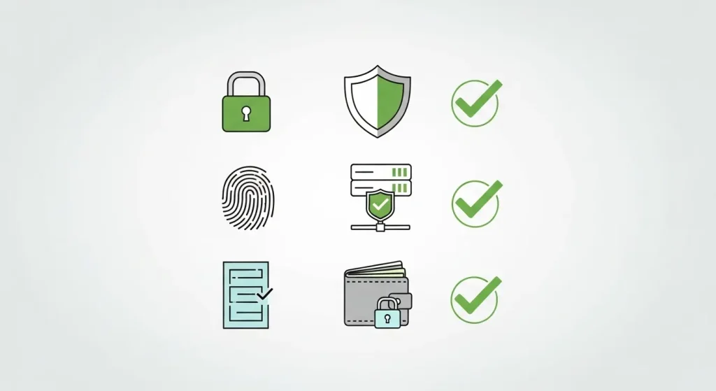 신용카드 현금화 안전 체크리스트 일러스트