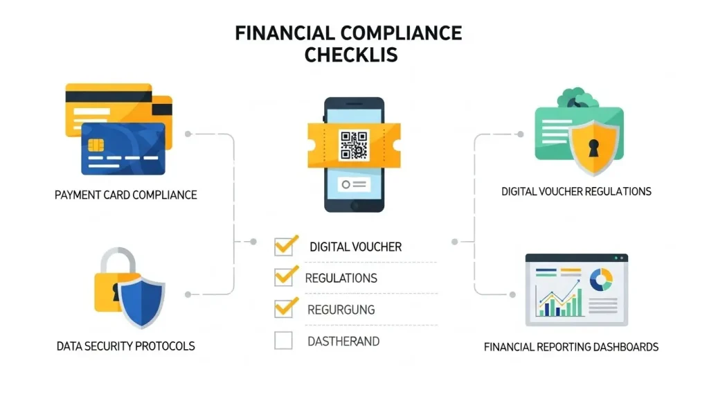 금융 규정 준수 체크리스트 인포그래픽